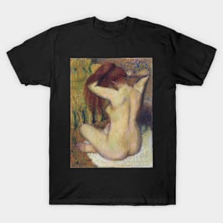 Woman Combing Her Hair T-Shirt